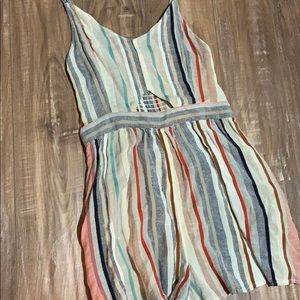 American eagle striped romper